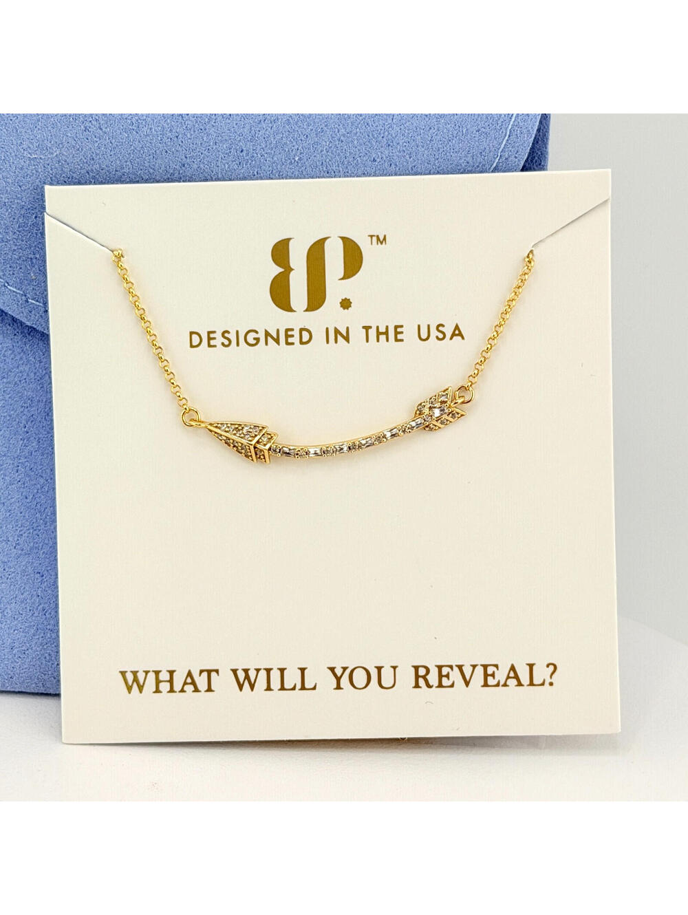 Bomb Party Vermeil "Too Bold To Break" Yellow Gold on .925 Sterling ARROW